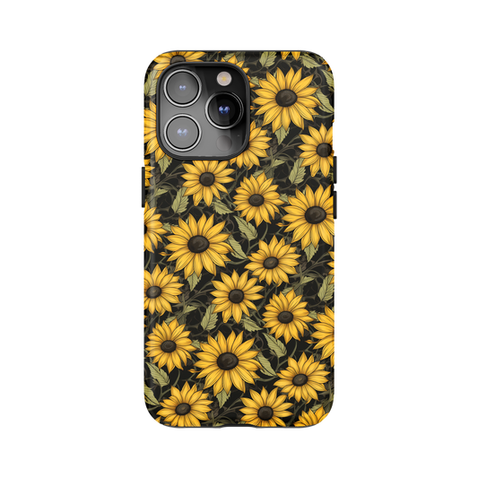 Vintage Yellow Flowers Phone Case for iPhone and Samsung