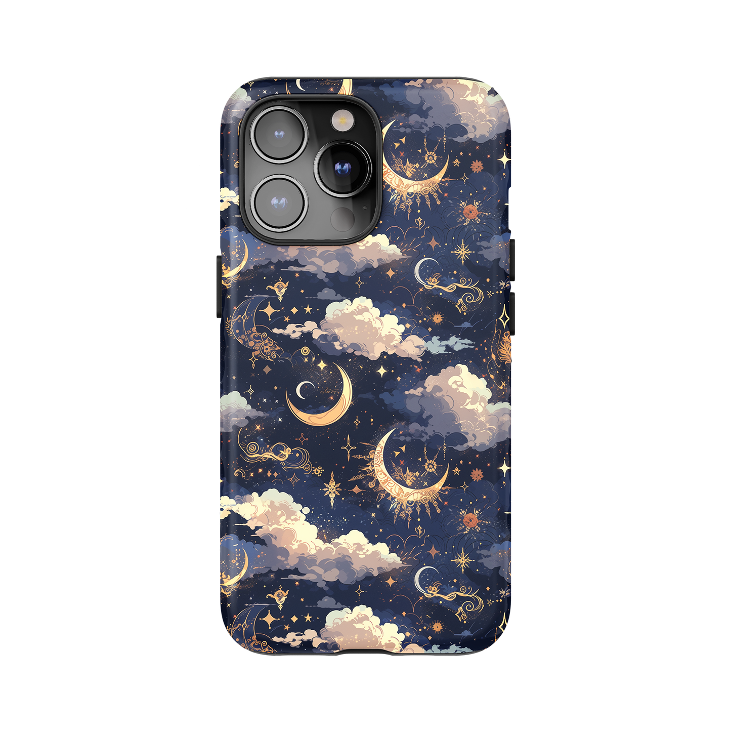 Celestial Moon and Stars Phone Case for iPhone and Samsung