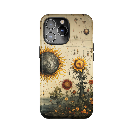 Gothic Sunflower Phone Case for iPhone and Samsung