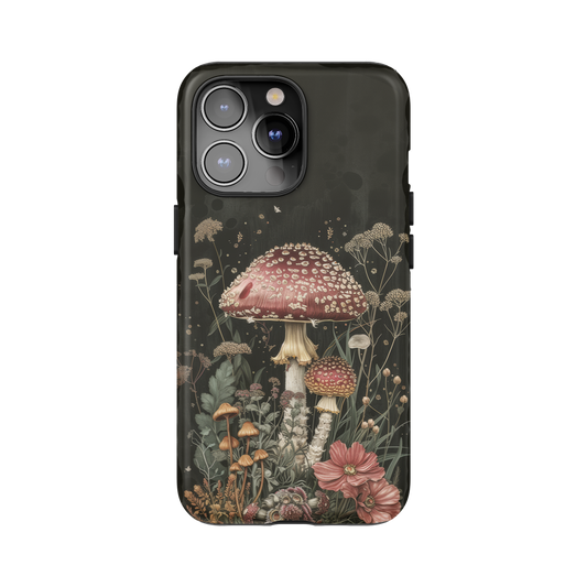 Dark Mushroom Cottagecore Phone Case for iPhone and Samsung