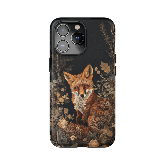 Floral Fox Cottagecore Phone Case for iPhone and Samsung