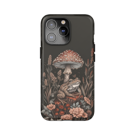 Frog on a Mushroom Cottagecore Phone Case for iPhone and Samsung