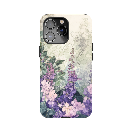 Floral Lilac Phone Case for iPhone and Samsung