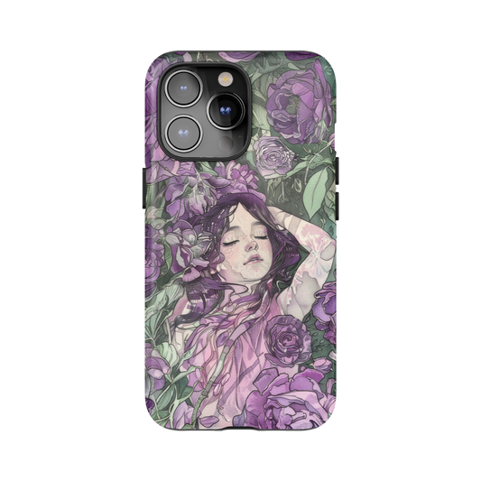Floral Lilac Fairy Phone Case for iPhone and Samsung
