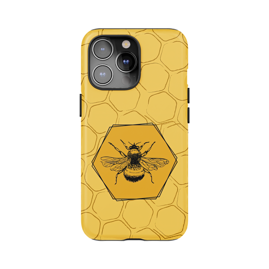 Yellow Bees Phone Case for iPhone and Samsung