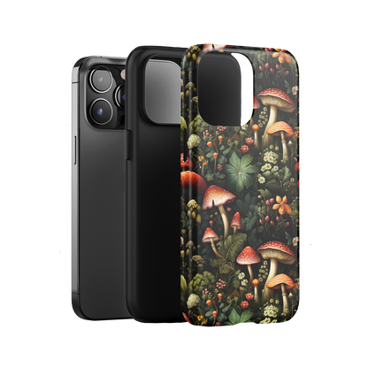 Cottagecore Mushroom Phone Case for iPhone and Samsung